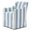 Rivièra Maison Eetkamerstoel Firenze Blauw Gestreept
