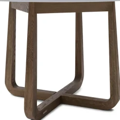 Rivièra Maison Eettafel Casone Marmer Wit Ø140cm