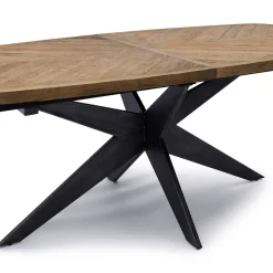 Rivièra Maison Eettafel Falcon Crest Ovaal Uitschuifbaar Naturel