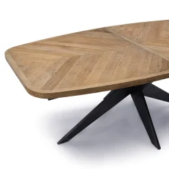 Rivièra Maison Eettafel Falcon Crest Ovaal Uitschuifbaar Naturel