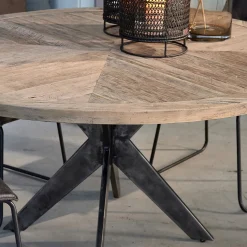 Rivièra Maison Eettafel Falcon Crest Eikenhout Ø150cm