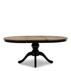 Rivièra Maison Eettafel Le Marais Bruin/Zwart Uitschuifbaar 140/190cm