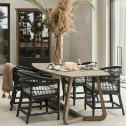 Rivièra Maison Eettafel Miller Eikenhout 220cm