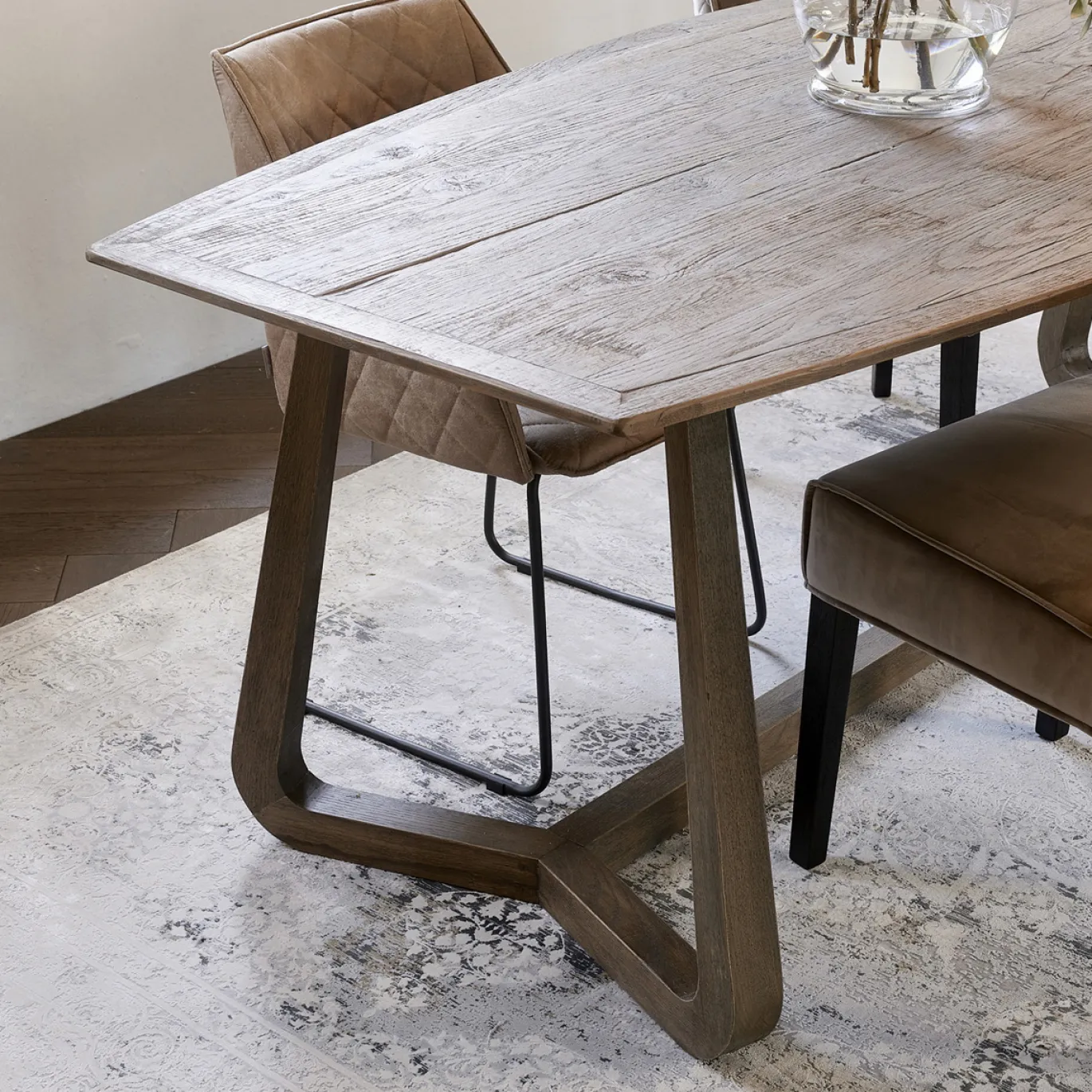 Rivièra Maison Eettafel Miller Eikenhout 220cm