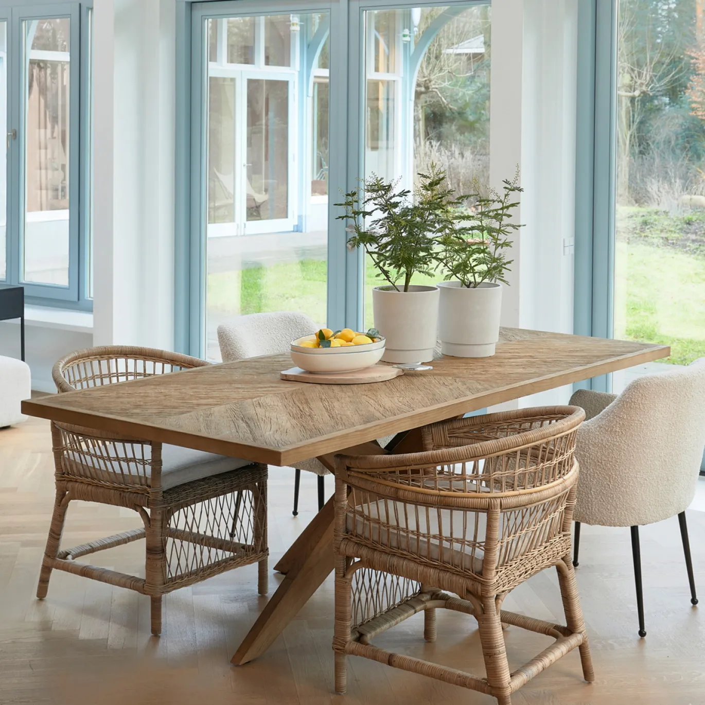 Rivièra Maison Eettafel Portland Eikenhout 230cm