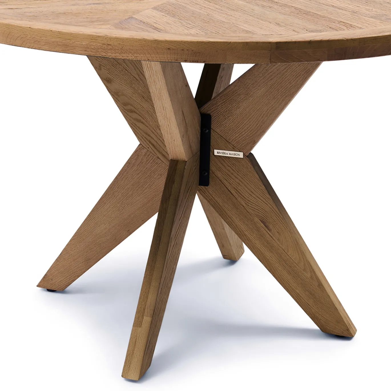 Rivièra Maison Eettafel Portland Ø120cm Naturel