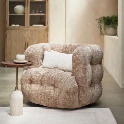 Rivièra Maison Fauteuil Arosa Draaibaar Taupe