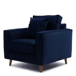 Rivièra Maison Fauteuil Kendall Midnight Navy