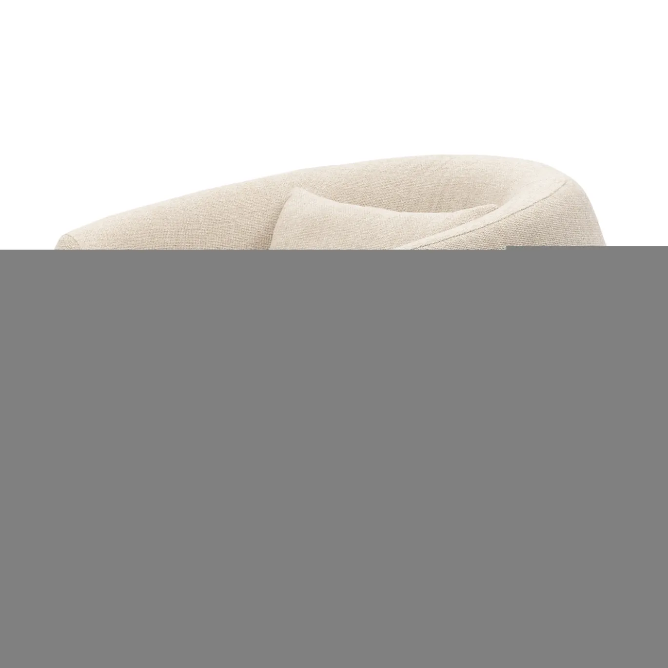 Rivièra Maison Fauteuil Leonardo Draaibaar Chenille Naturel