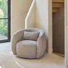 Rivièra Maison Fauteuil Leonardo Draaibaar Chenille Taupe