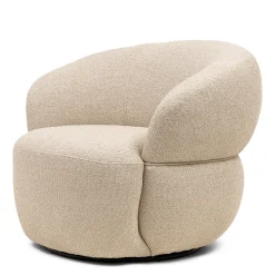 Rivièra Maison Fauteuil San Remo Swivel AC Naturel/grijs
