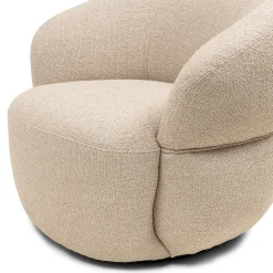 Rivièra Maison Fauteuil San Remo Swivel AC Naturel/grijs
