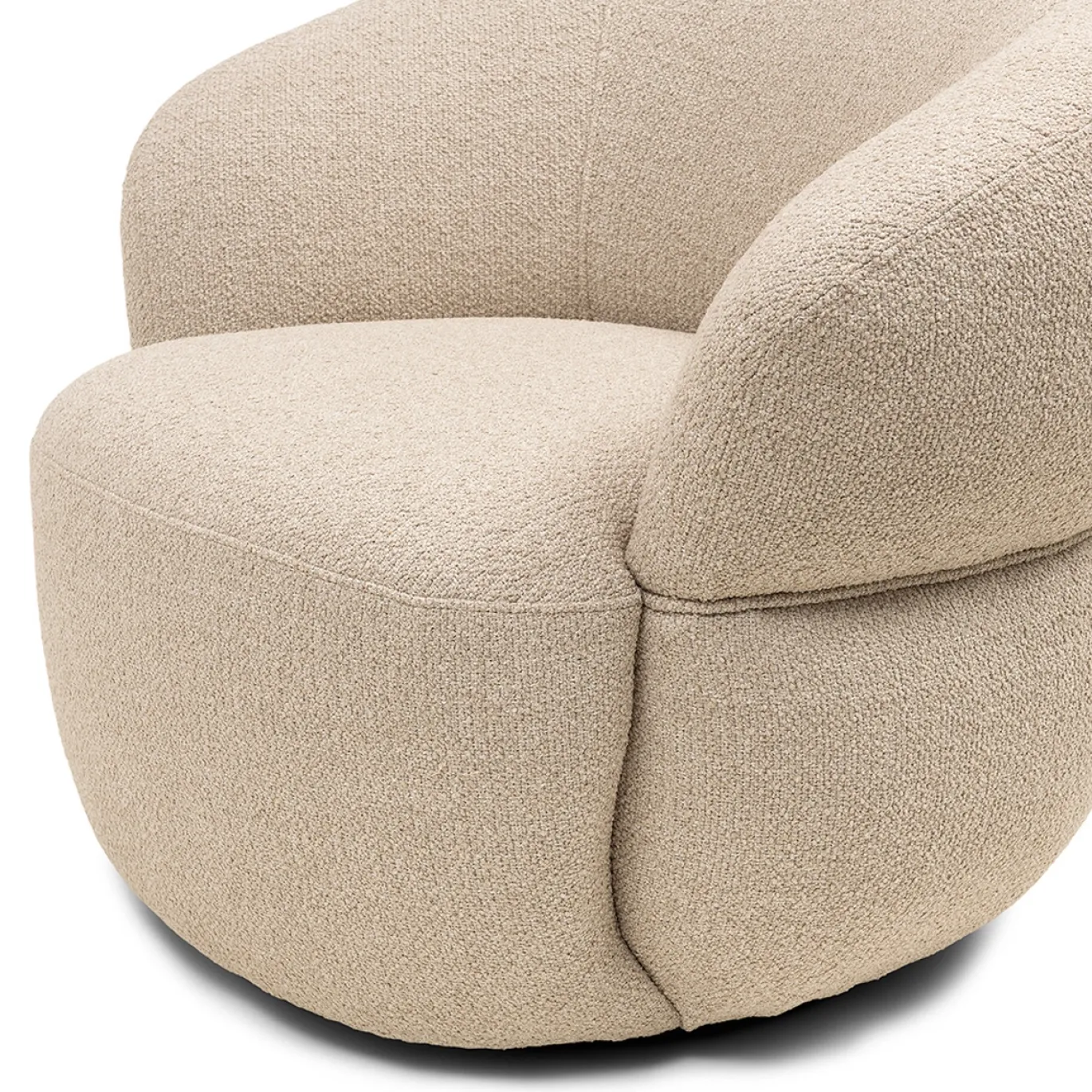Rivièra Maison Fauteuil San Remo Swivel AC Naturel/grijs