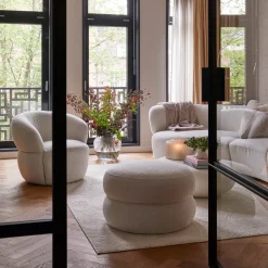 Rivièra Maison Fauteuil San Remo Bouclé Wit