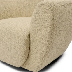 Rivièra Maison Fauteuil The Jill Swivel Bouclé Zand