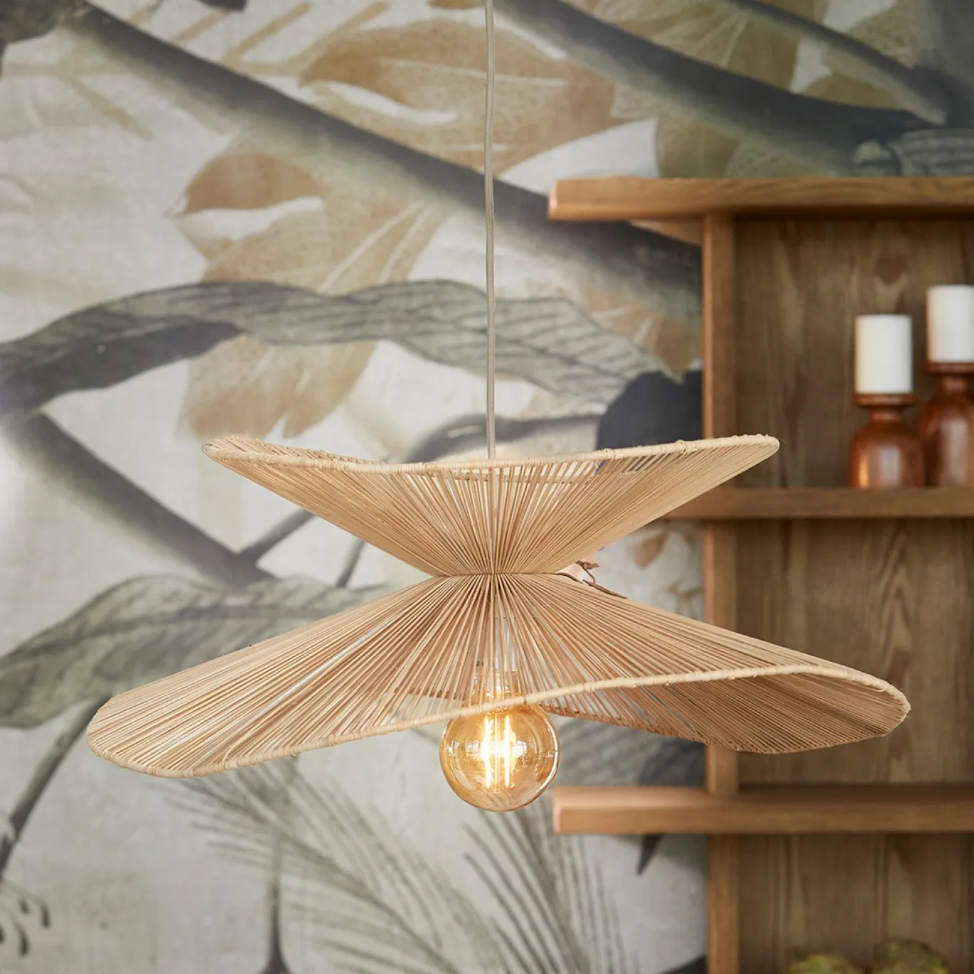 Rivièra Maison Hanglamp Bayu Naturel