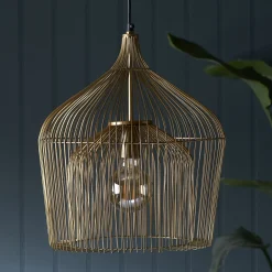 Rivièra Maison Hanglamp Manhattan Goud