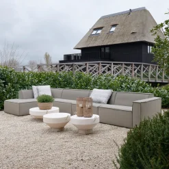 Rivièra Maison Hoekelement Bellagio Outdoor CL Links Taupe
