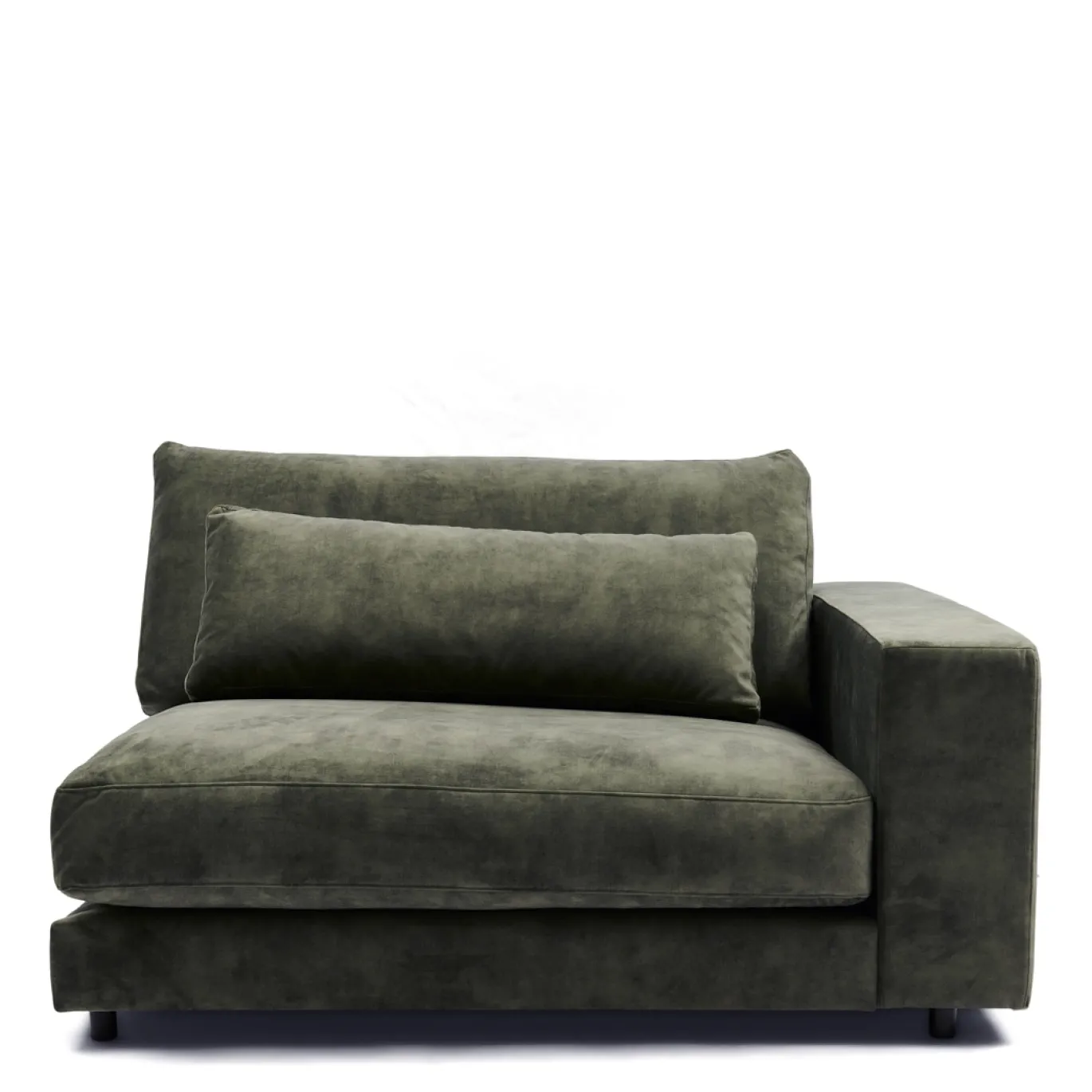 Rivièra Maison Hoekelement Stephen Arm Rechts Fluweel Groenblauw