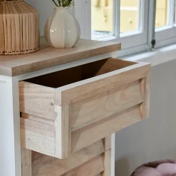 Rivièra Maison Ladekast Pacifica Naturel/Wit Small