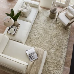 Rivièra Maison Lampenkap Taper Linnen Beige 38x21cm
