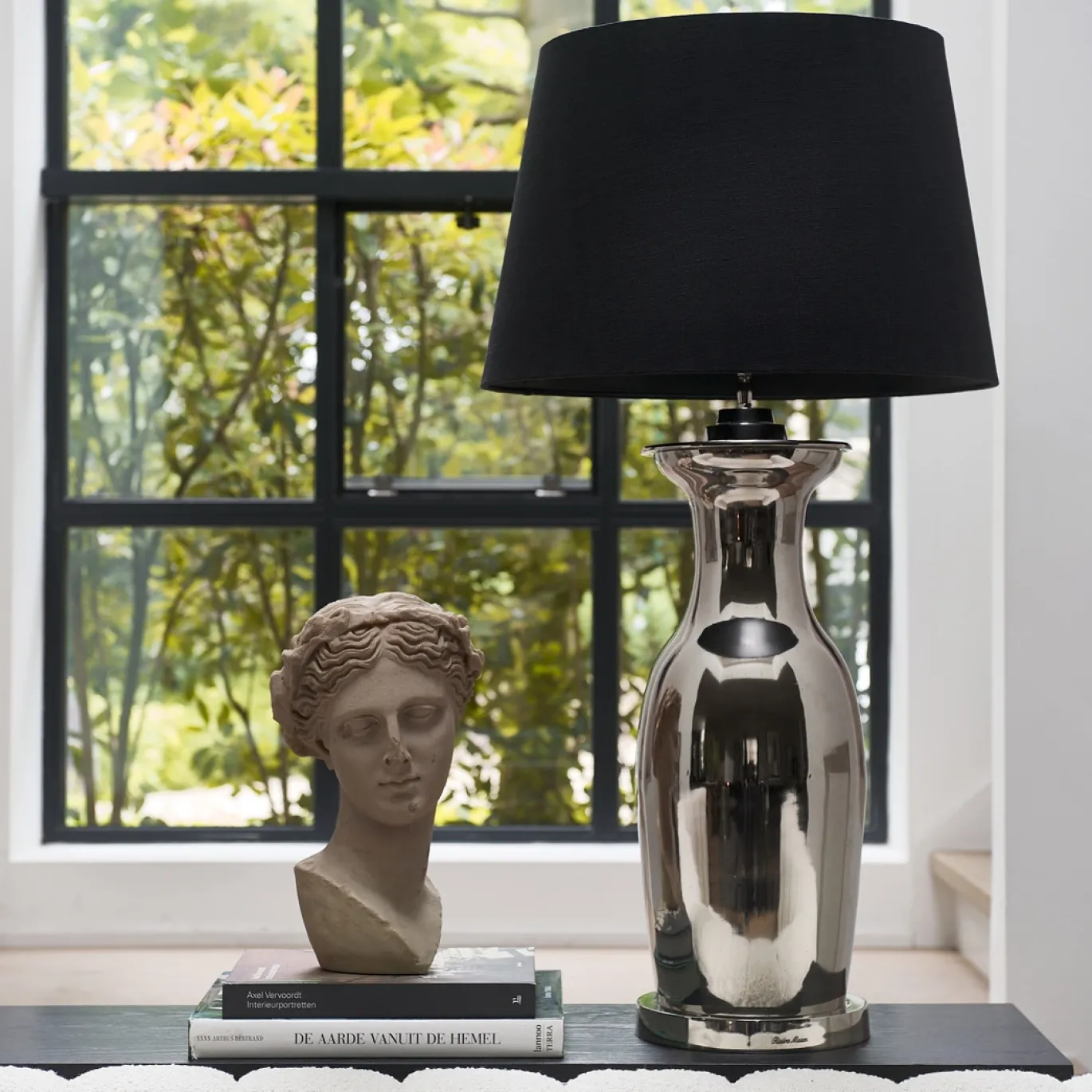 Rivièra Maison Lampvoet Roger Hotel Zilver