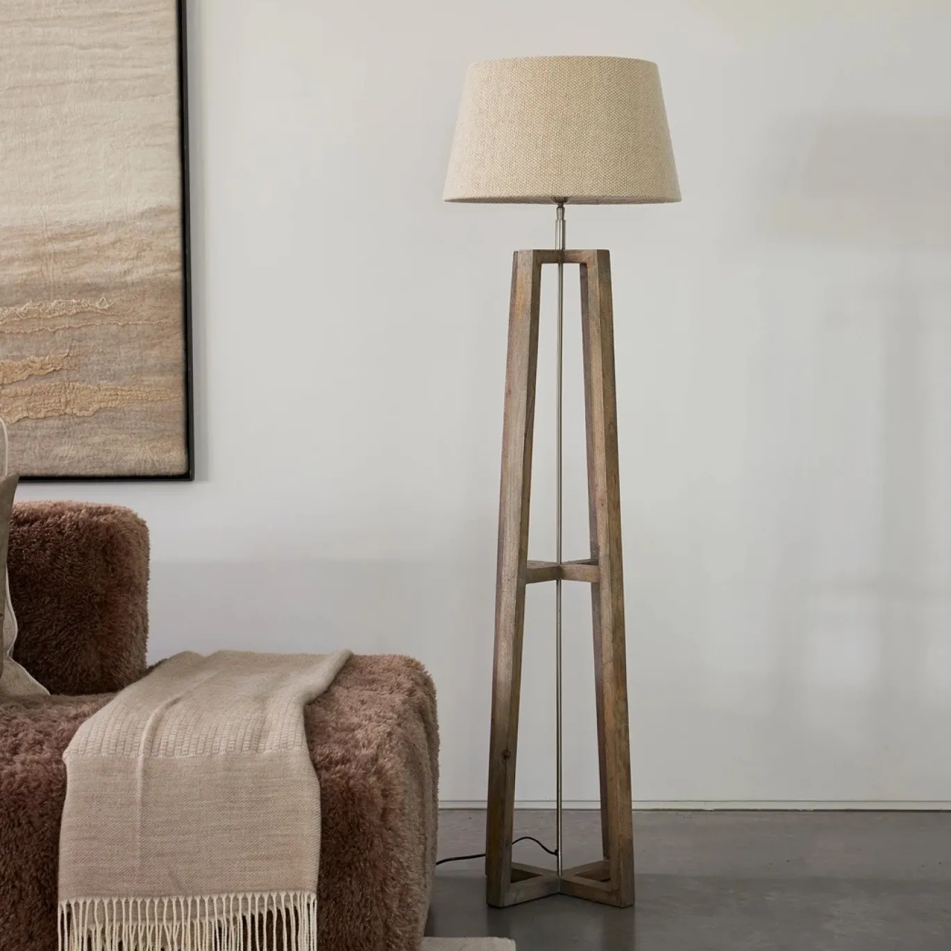 Rivièra Maison Lampvoet Royalton Mangohout