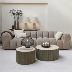 Rivièra Maison Loungebank Vicenza 3,5-zits Taupe
