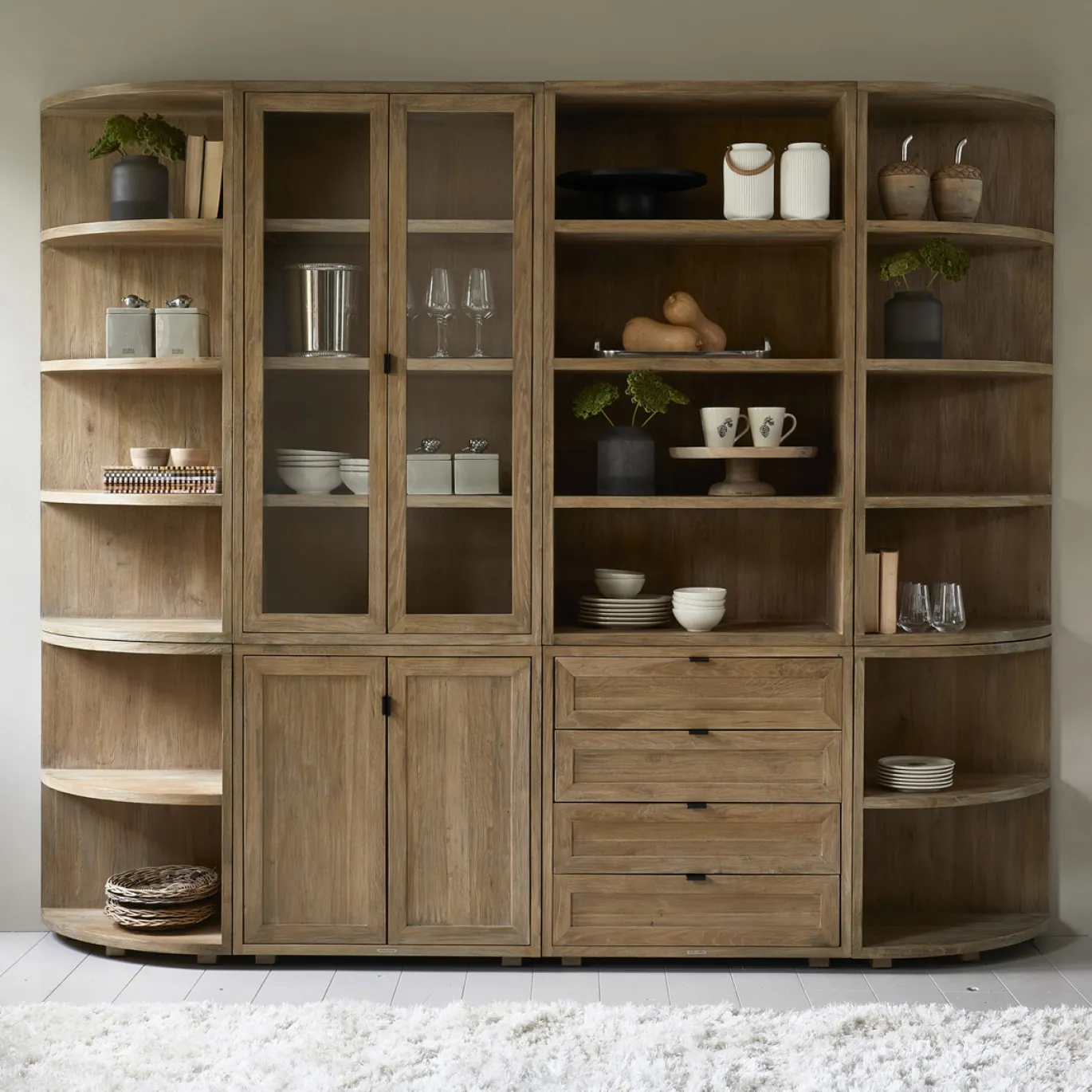 Rivièra Maison Modulaire Kast Del Rey Hoek Boekenkast Large