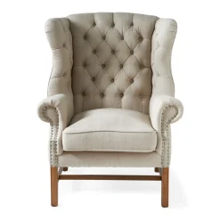 Rivièra Maison Oorfauteuil Franklin Park Linnen Naturel