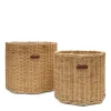Rivièra Maison Opbergmanden Blossom Rotan Naturel Set van 2