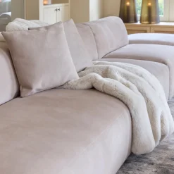 Rivièra Maison Plaid Heather Faux Fur 180x130cm