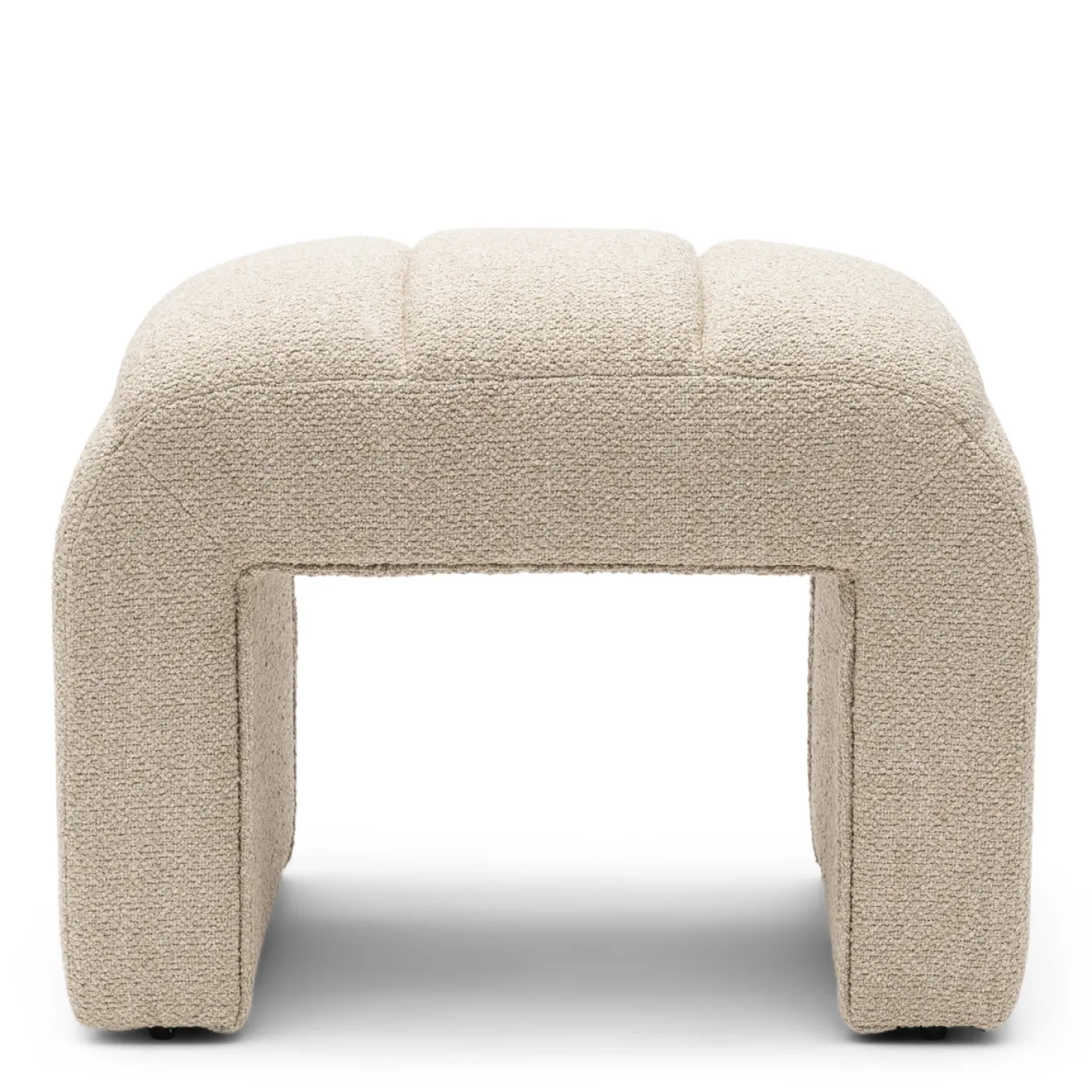 Rivièra Maison Poef Brera Bouclé Naturel Grijs