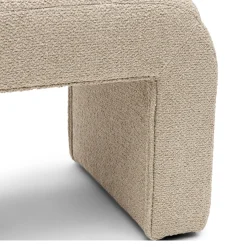 Rivièra Maison Poef Brera Bouclé Naturel Grijs