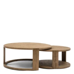 Rivièra Maison Salontafel Astoria Naturel Set van 2