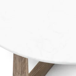 Rivièra Maison Salontafel Casone Marmer Wit Ø70cm