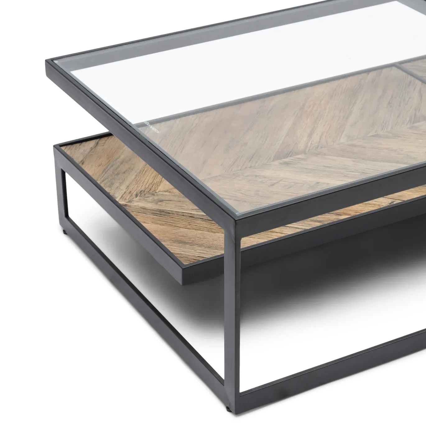 Rivièra Maison Salontafel Graydon Glas 180cm