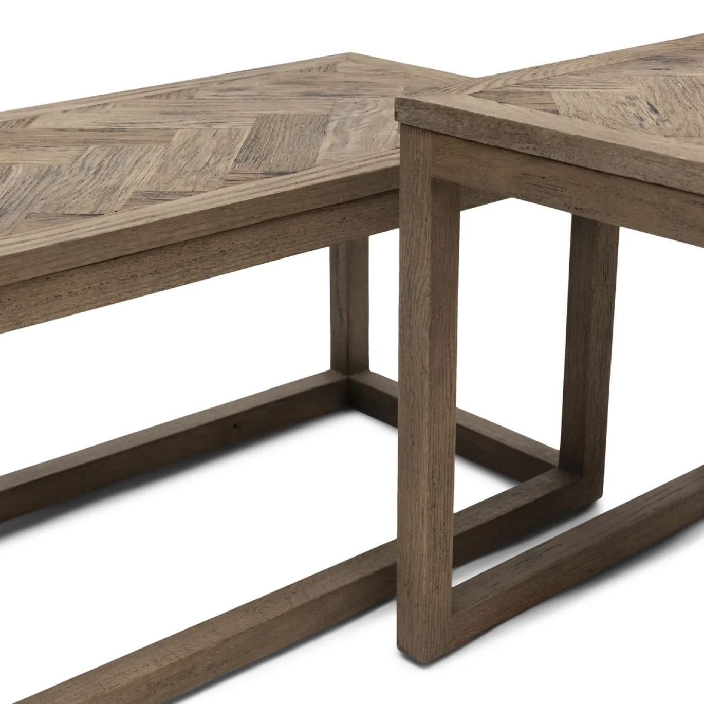 Rivièra Maison Salontafel Harbour Island Eikenhout Set van 3