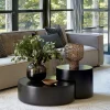 Rivièra Maison Salontafel Hollywood Hills Zwart Set van 2