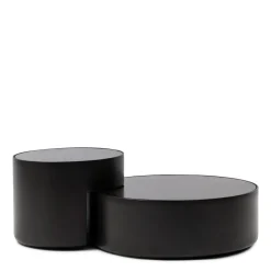 Rivièra Maison Salontafel Hollywood Hills Zwart Set van 2