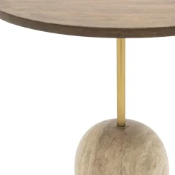 Rivièra Maison Salontafel Malibu Bruin Ø55cm