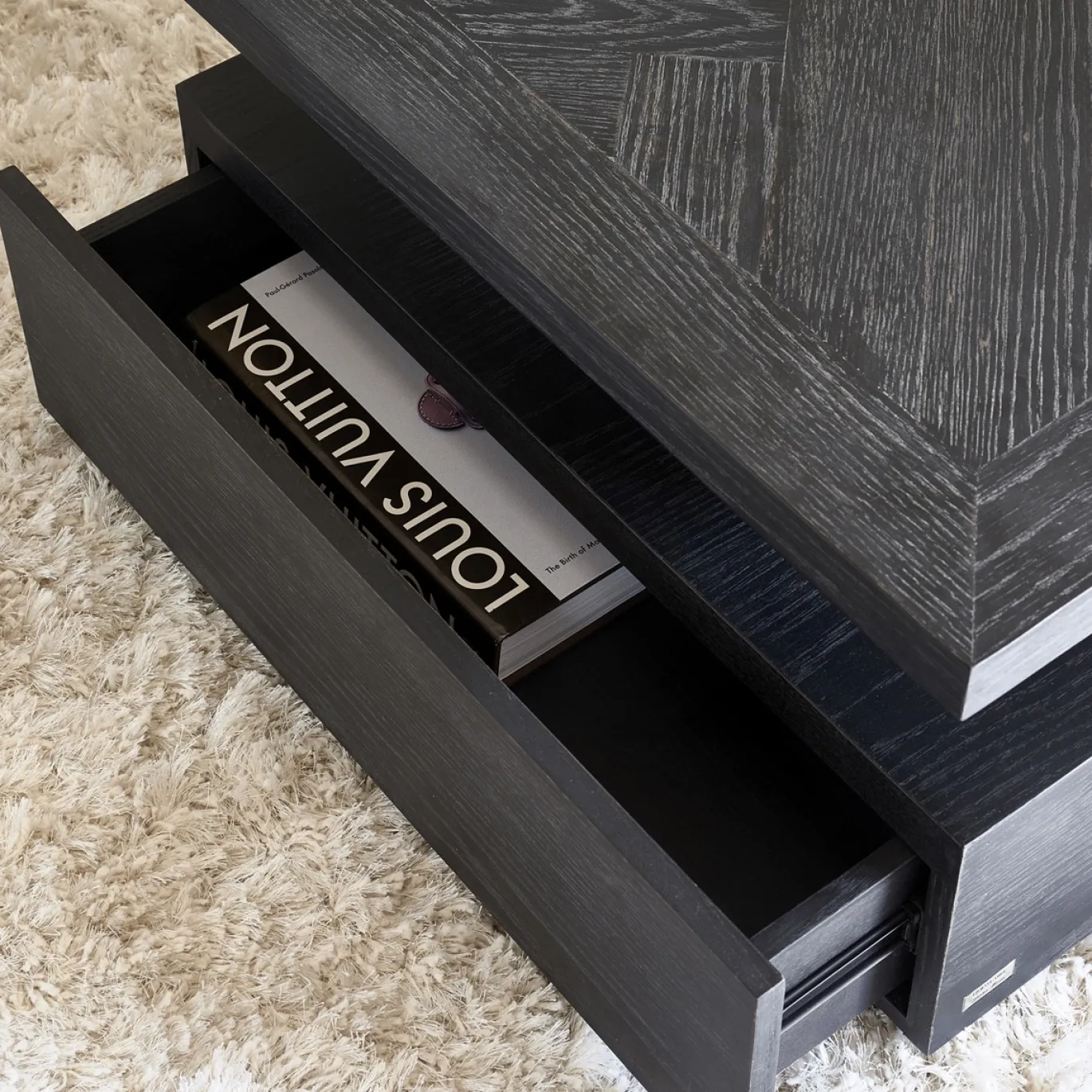 Rivièra Maison Salontafel 5th Avenue Zwart 200cm