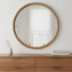Rivièra Maison Spiegel Isola Iepenhout Ø80cm