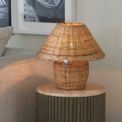 Rivièra Maison Tafellamp Ames Rotan Naturel