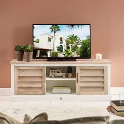 Rivièra Maison Tv-Meubel Pacifica Naturel/Wit 160cm