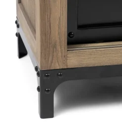 Rivièra Maison Tv-Meubel The Hoxton Bruin/Zwart 190cm