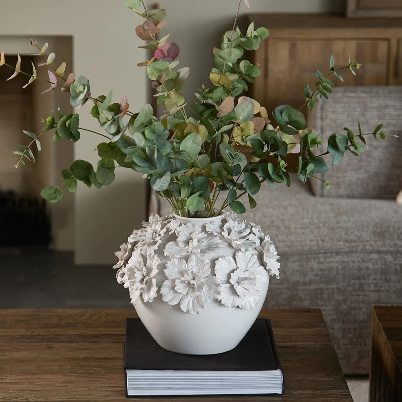 Rivièra Maison Vaas Blossom Wit L
