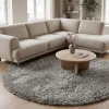 Rivièra Maison Vloerkleed Cecil Rond Grijs Ø240cm