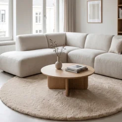 Rivièra Maison Vloerkleed Livigno Rond Off White Ø200cm