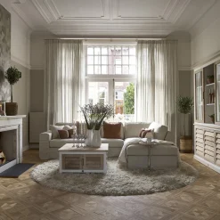Rivièra Maison Vloerkleed Mesa Vista Bruin Ø320cm